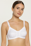 Classic Cotton Bra - White