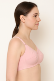 Gentle Classic Cotton Bra - Light Pink
