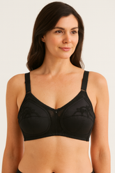 Classic Cotton Bra - Black