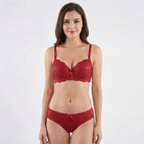 Padded Wired Bra Set-A61019