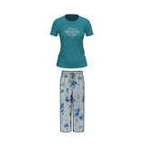 Crew Neck C/Jersey Pajama Set  0101-Multi