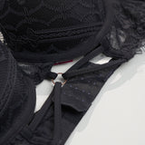 Thin Cup Wire Bra Set - A24009