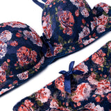 Wire Padded Bra Set - 3347