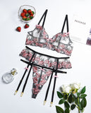 Wire Non Padded Bra Set - 1158