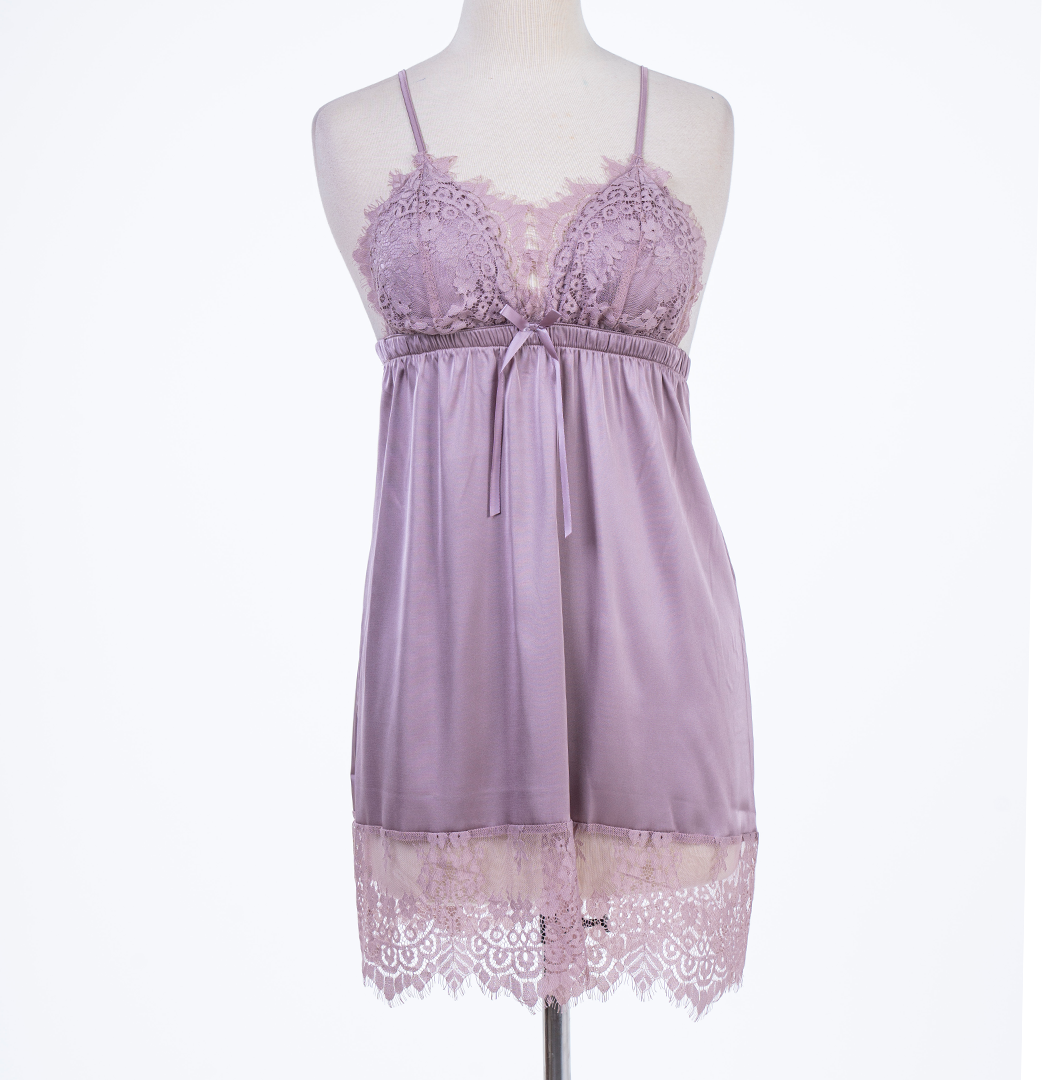 Short Nighty With Robe 7665