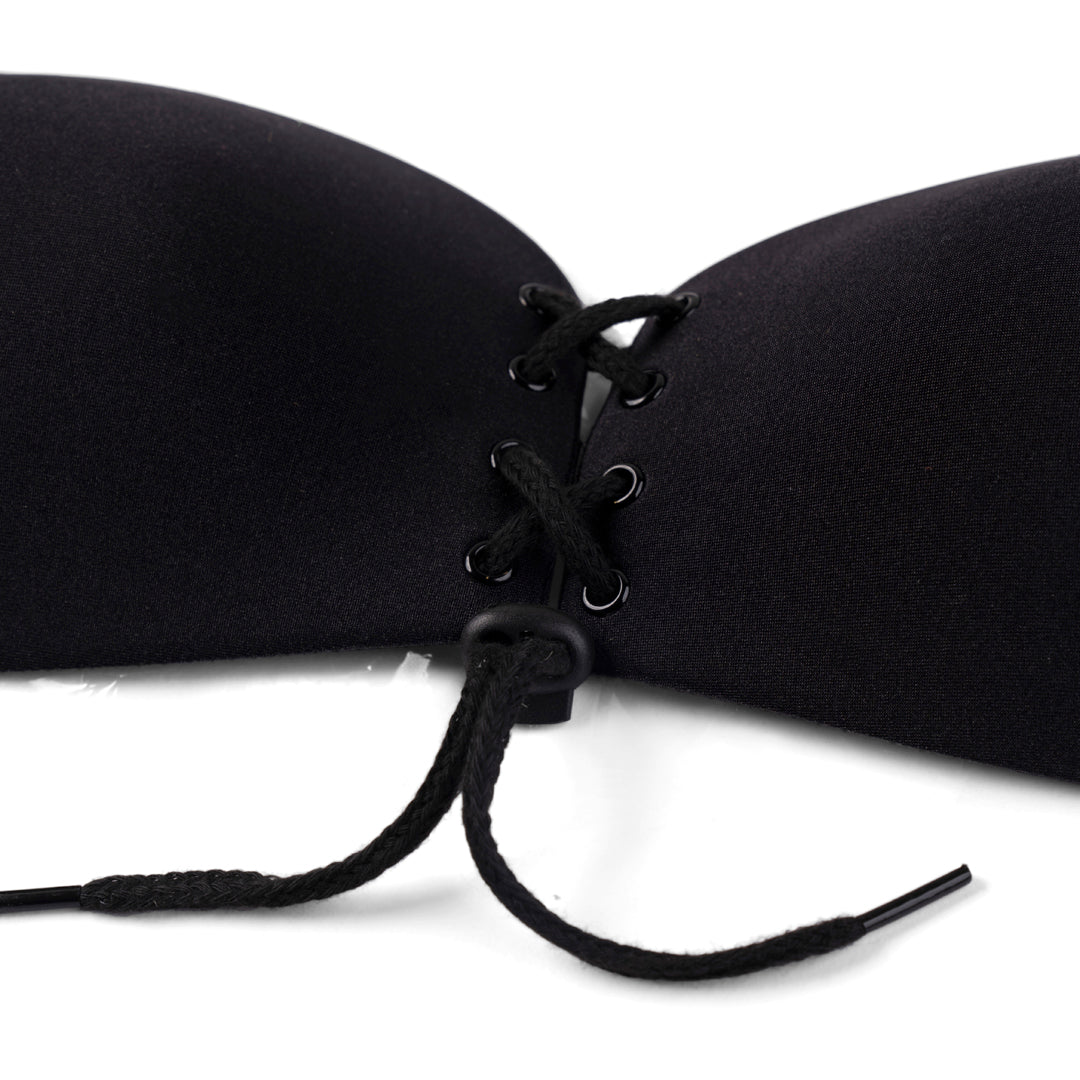 Belleza Lingerie Invisible Silicon Pushup Bra With Laces