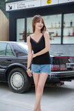 V-Neck String Camisole - 6046