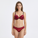 Padded Bra Set Wine - A3172