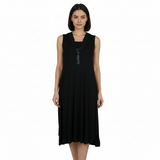 SARI NIGHTY SINGLE MIDI LNG5-4367 BLACK L