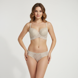 Thin Cup Wire Bra Set - A24009