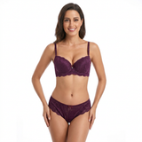 Padded Wired Bra Set-A61019