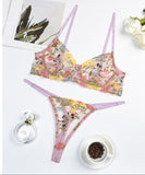 Wire Non Padded Bra Set - 2032