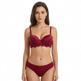 Padded Wired Bra Set - A61087