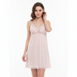 SARI NIGHTY SINGLE SHORT LNG5-4361 PINK FREE