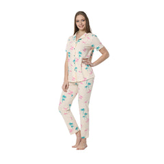 Half Sleeve Pajama Suit-709
